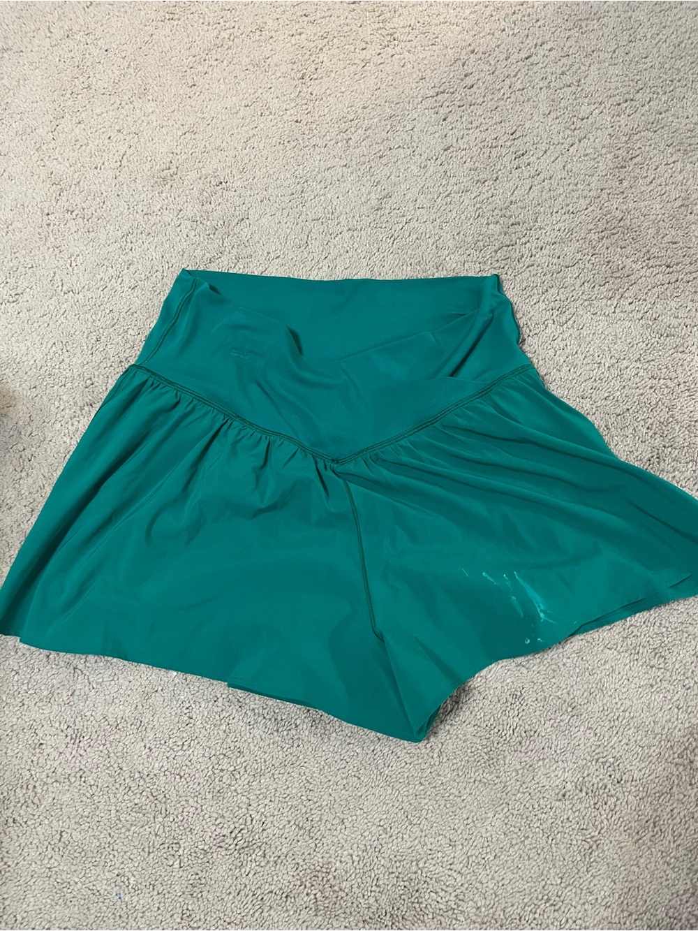 aerie green Athletic Skort Shorts